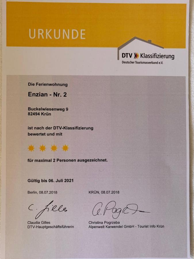 Ferienwohnungen Arnika Krün Buitenkant foto